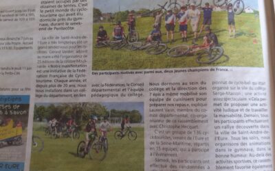On parle du Rassemblement Jeunes dans la presse !
