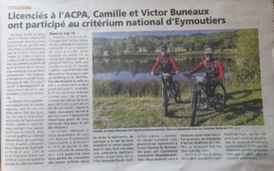 Bravo aux jeunes de l’ACPA !
