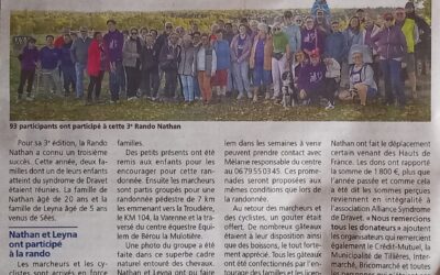 Une belle récolte pour l&rsquo;Association Alliance Syndrome de Dravet !